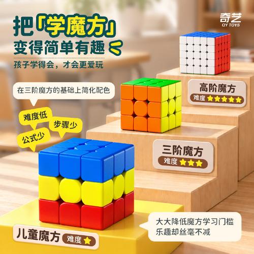 磁力新生 儿童魔方开启手感与思维的奇妙新体验